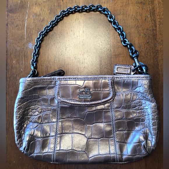 Bronze Coach Wristlet GUC - Picture 1 of 2
